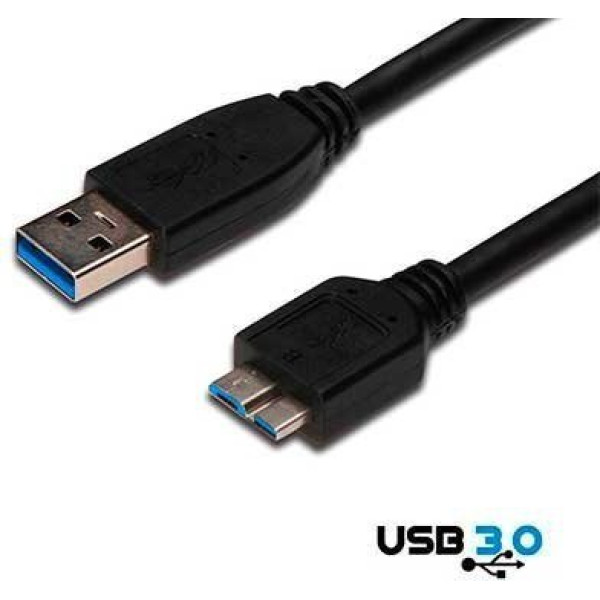 Cable USB 3.0 Tipo A Macho - Micro USB Tipo B Mach 1.8 mts