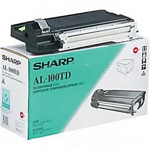 Toner SHARP AL100TD:  AL1000 AL1200 AL1220 AL1217 AL1500  6.000p.  inc. Revelador