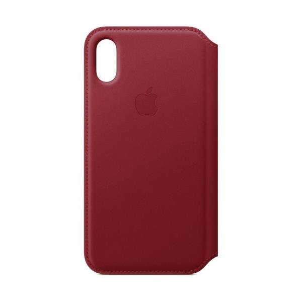 IPHONE XS LEATHER FOLIO RED IPHONE XS LEATHER FOLIO RED