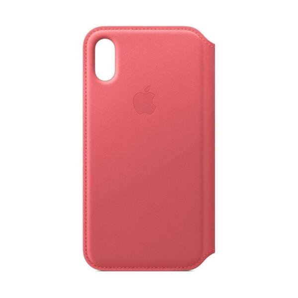 IPHONE XS LEATHER FOLIO PINK IPHONE XS LEATHER FOLIO PINK