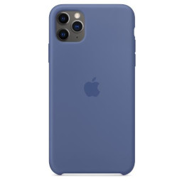IPHONE 11 PRO SIL CASE LINEN BLUE