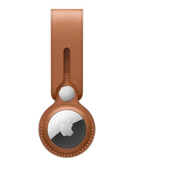 AIRTAG LEATHER LOOP - SADDLE BROWN AIRTAG LEATHER LOOP - SADDLE BROWN