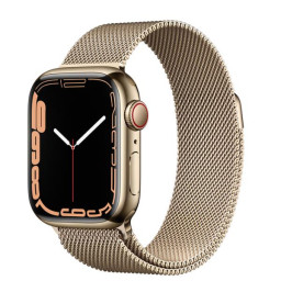 APPLE WATCH S7 41 GOLD SS GD ML CEL
