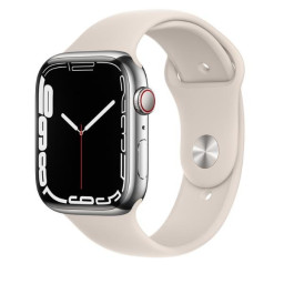 APPLE WATCH S7 45 SIL SS STAR SP CE