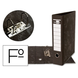 Archivador AZ LIDERPAPEL de palanca Folio Lomo 80mm Negro