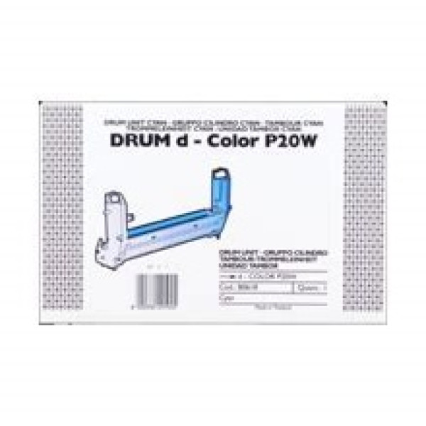 Tambor OLIVETTI d-Color P20W cian 20.000p.