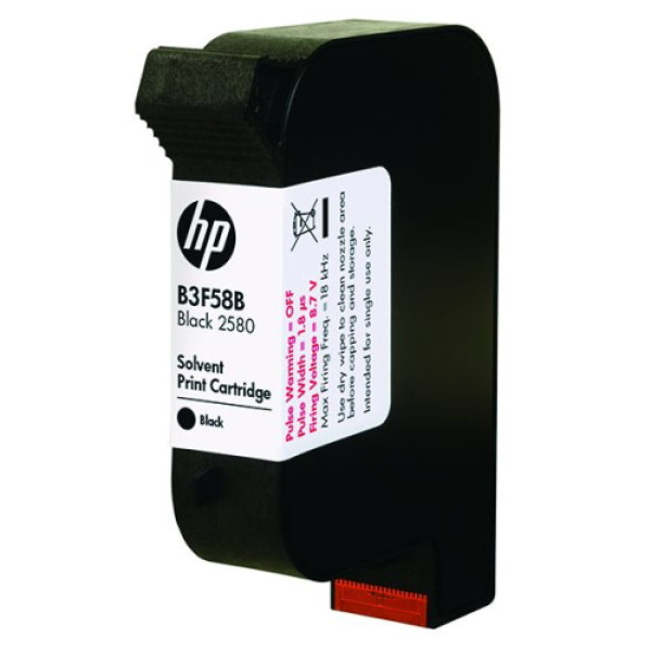 C.t. HP2580 black solvent ink (HP 45si Print cartridge) modelo pen B C.t. HP2580 black solvent ink (HP 45si Print cartridge) modelo pen B