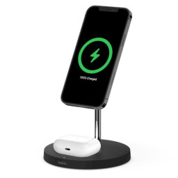 PRO MAGSAFE 2IN1 WIR CHARG STND BLK