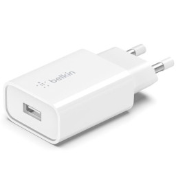 SINGLE  USB-A CHARGER 18W QC3 WHT