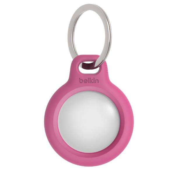 SECURE HOLDER WITH KEYRING PINK