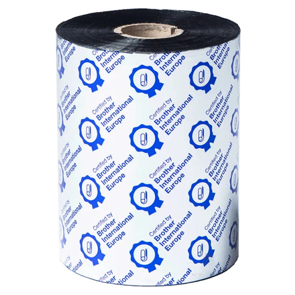 Ribbon BROTHER t/ter. 110mm x 600m. (industr.) cera/resina premium TJ4420 TJ4520 Ribbon BROTHER t/ter. 110mm x 600m. (industr.) cera/resina premium TJ4420 TJ4520