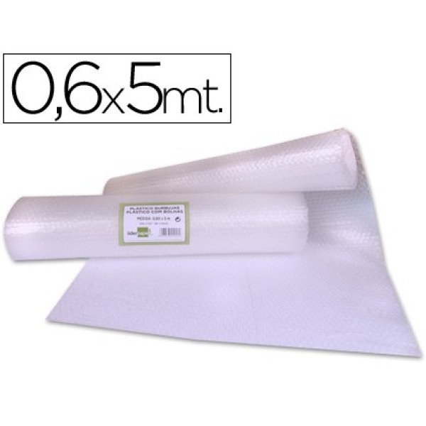 (5) Plastico burbuja LIDERPAPEL 0.60 x 5 m. (5) Plastico burbuja LIDERPAPEL 0.60 x 5 m.