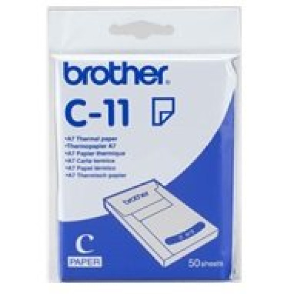 PAPEL TERMICO A7 105X74MM 50H BROTH PAPEL TERMICO A7 105X74MM 50H BROTH