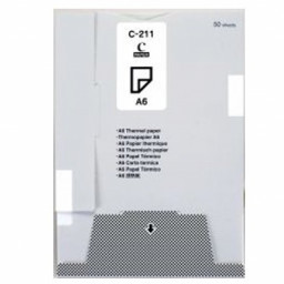 PAPEL TERMICO A6 105X148MM 50H BROT