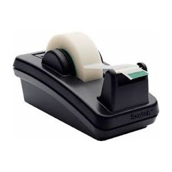 Dispensador SCOTCH negro cintas *** adhesivas de 33m. Dispensador SCOTCH negro cintas *** adhesivas de 33m.
