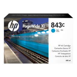 C.t. HP #843C XL cyan 400ml PageWide XL4000 4100 4500 4600 5000 5100