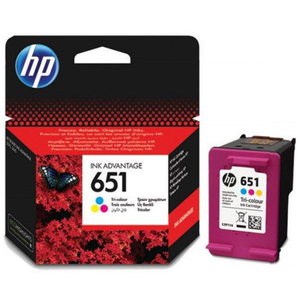 C.t.HP #651 color Deskjet 5575 5645 Officejet 202