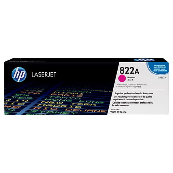 Toner HP #822A LjC.9500 magenta 25.000p. Toner HP #822A LjC.9500 magenta 25.000p.