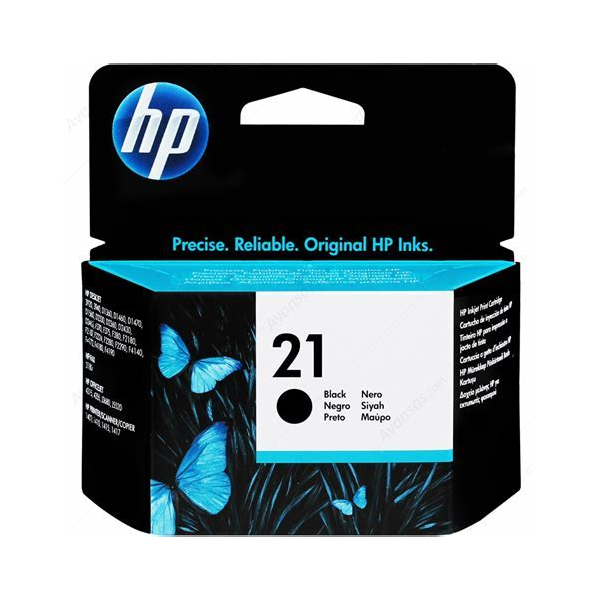 TINTA NEGRA HP 21