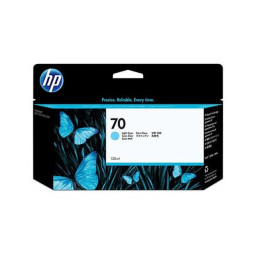 TINTA CIAN CLARO HP 70
