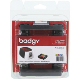 Ribbon EVOLIS Badgy200 color YMCKO 100 impr.