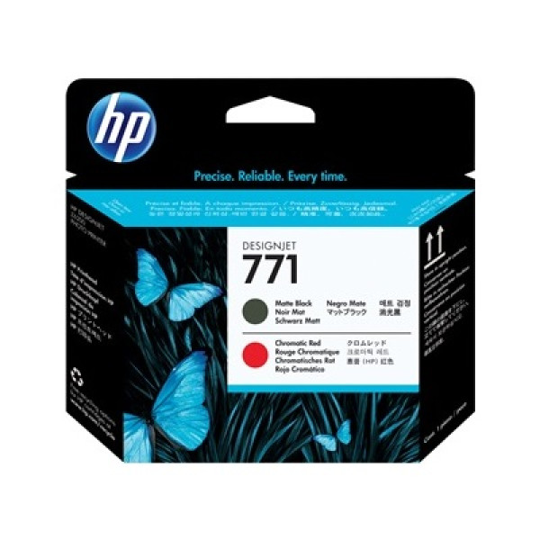 CABEZAL NEGRO MATE/ROJO CRO HP 771 CABEZAL NEGRO MATE/ROJO CRO HP 771