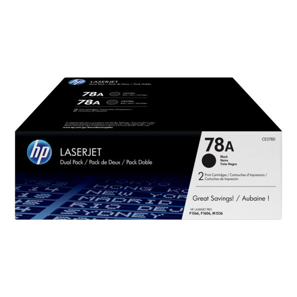 TONER NEGRO 78A PACK 2 TONER NEGRO 78A PACK 2