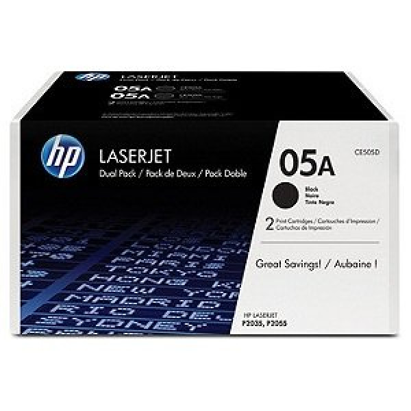 TONER NEGRO LASERJET CE505A PACK2 TONER NEGRO LASERJET CE505A PACK2