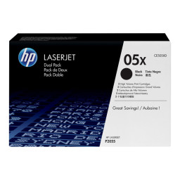 TONER NEGRO LASERJET CE505X PACK 2