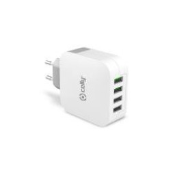 CARGADOR ENCHUFE TURBO 4USB 4.8A