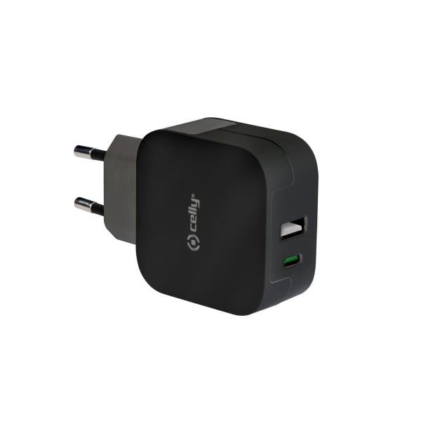 CARGADOR RED 2 USB-USB C NEGRO CARGADOR RED 2 USB-USB C NEGRO