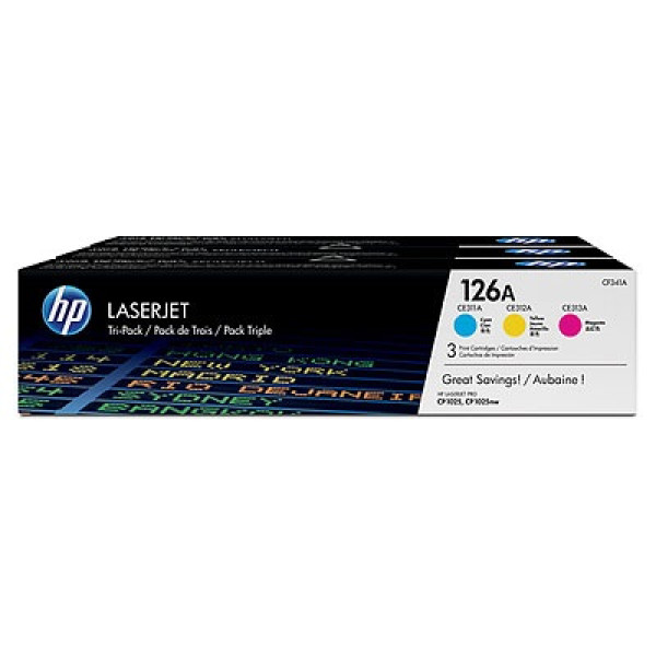 TONER COLOR 126A LASERJET PACK 3