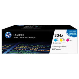 TONER TRICOLOR ( C Y M) 304A PACK 3