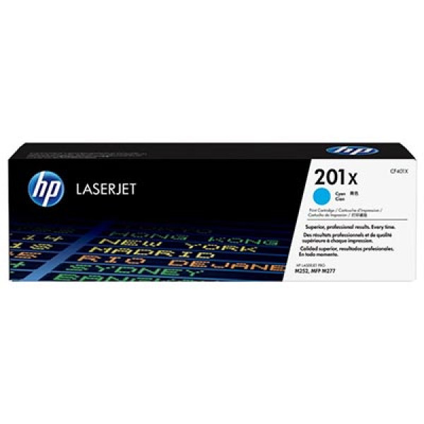 HP 201X TONER CIAN XL LASERJET HP 201X TONER CIAN XL LASERJET