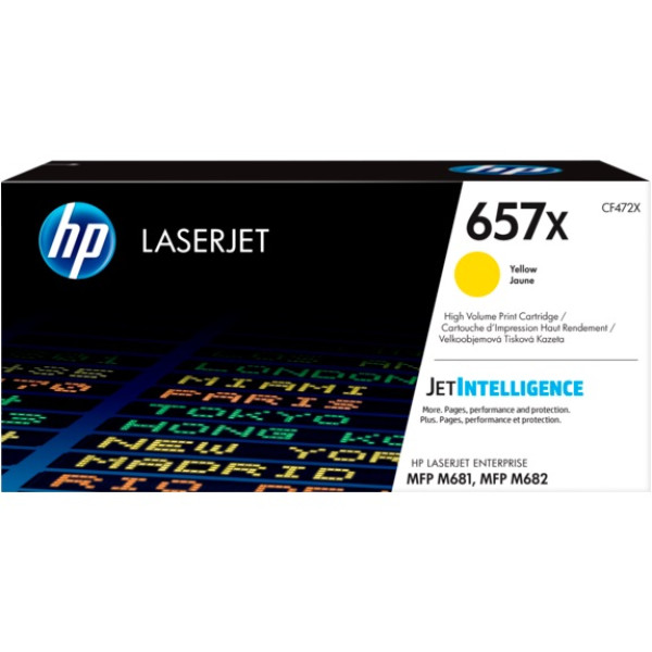 TONER AMARILLA ALTA HP 657X