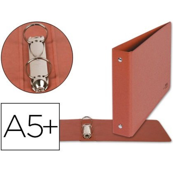 Carpeta 2 anillas LIDERPAPEL 4º apaisado 40mm carton cuero Carpeta 2 anillas LIDERPAPEL 4º apaisado 40mm carton cuero