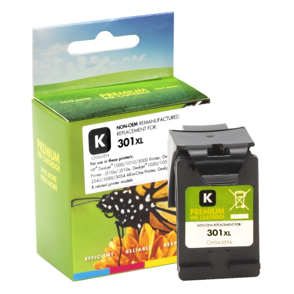 C.t. compatible HP #301XL (compat.CH563EE) negro *PREMIUM Compatible Non-OEM* C.t. compatible HP #301XL (compat.CH563EE) negro *PREMIUM Compatible Non-OEM*