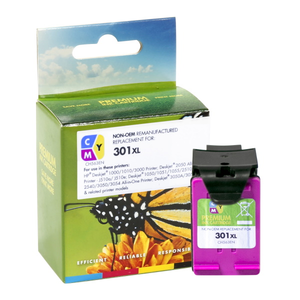 C.t. compatible HP #301XL (compat.CH564EE) color *PREMIUM Compatible Non-OEM* C.t. compatible HP #301XL (compat.CH564EE) color *PREMIUM Compatible Non-OEM*