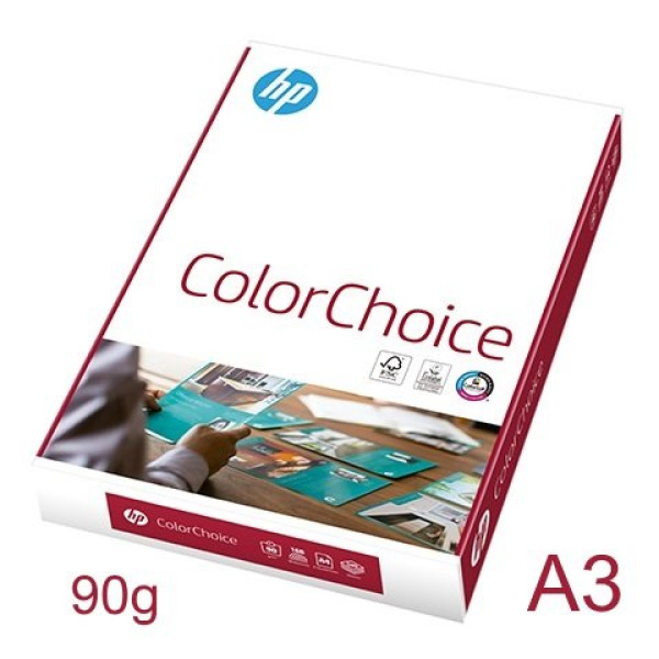 Papel HP ColorChoice Laser 500A3 90g. láser color (166402) Papel HP ColorChoice Laser 500A3 90g. láser color (166402)