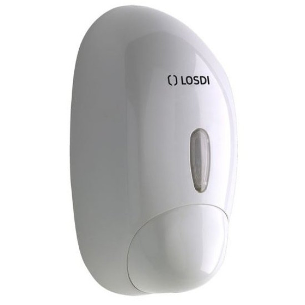 Dosificador LOSDI PARIS para gel hidroalcohólico ABS color blanco 900ml Dosificador LOSDI PARIS para gel hidroalcohólico ABS color blanco 900ml