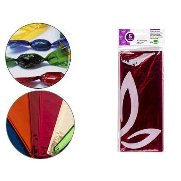 Papel celofan LIDERPAPEL Bolsa 5h. Rosa 50x70cm, 22gr/m. Papel celofan LIDERPAPEL Bolsa 5h. Rosa 50x70cm, 22gr/m.