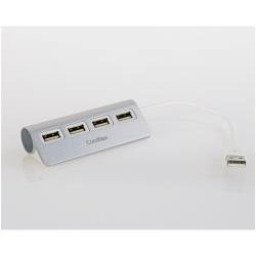 HUB ALU-2 4 PUERTOS USB2.0