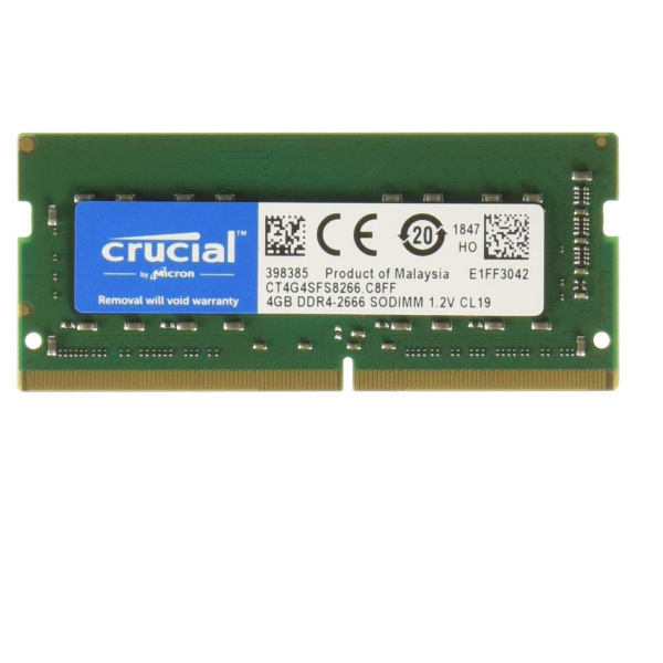 4GB DDR4 2666 MT/S CL19 SRX8 SODIMM
