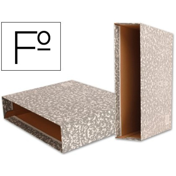 Caja archivador de palanca carton LIDERPAPEL folio Caja archivador de palanca carton LIDERPAPEL folio