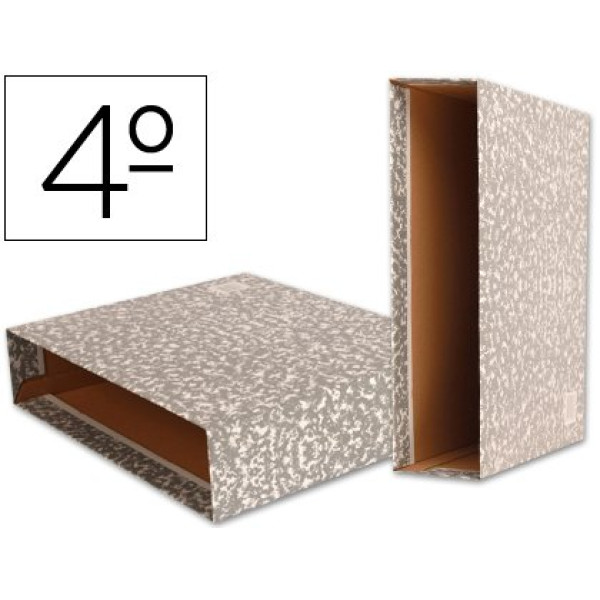 Caja archivador de palanca carton LIDERPAPEL cuart Caja archivador de palanca carton LIDERPAPEL cuart