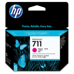 TINTA MAGENTA HP 711 PACK 3