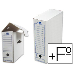 Caja archivo definitivo LIDERPAPEL 105 folio prolongado