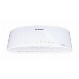 Switch D-LINK 5-puertos Gigabit Desktop 10/100/1000Mbps, no gestionable