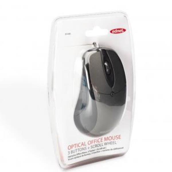 RATON DE OFICINA  3 BOTONES Y RUEDA