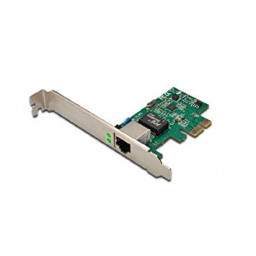 DIGITUS Gb PCIExp Card 10/100/1000Mb 32-bit. Realtek chipset. Incl. Low Profile Bracket